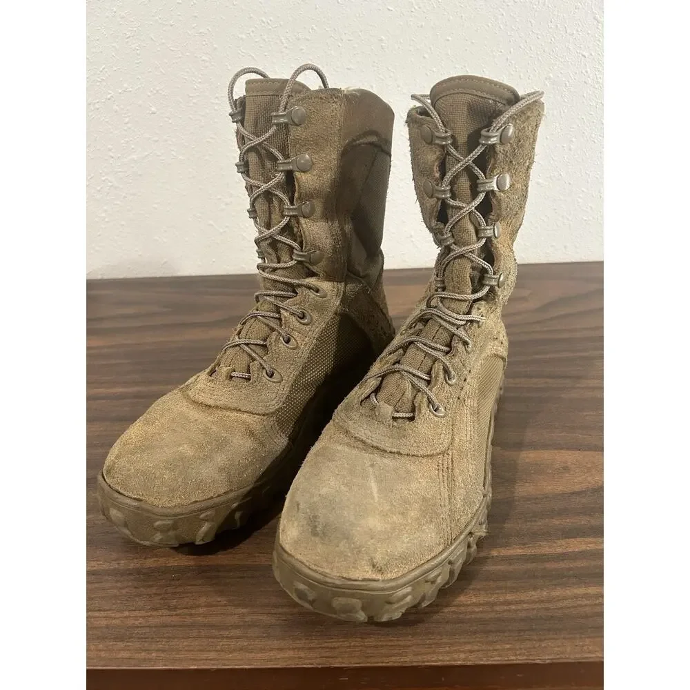 Rocky S2V Tactical Military Boots Steel Toe Coyote Size 6M Vibram USA Combat